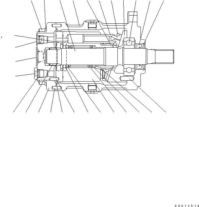Палец KB20461-30809 KOMATSU