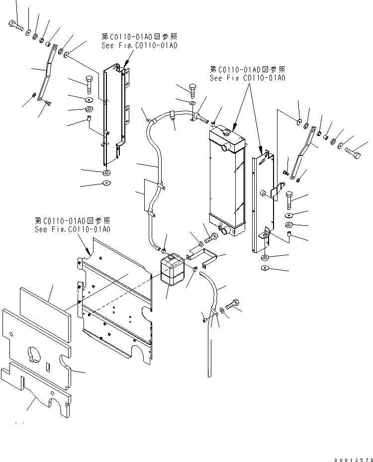 Шланг 07287-00810 KOMATSU