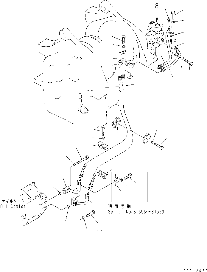 Шланг 07102-31222 KOMATSU