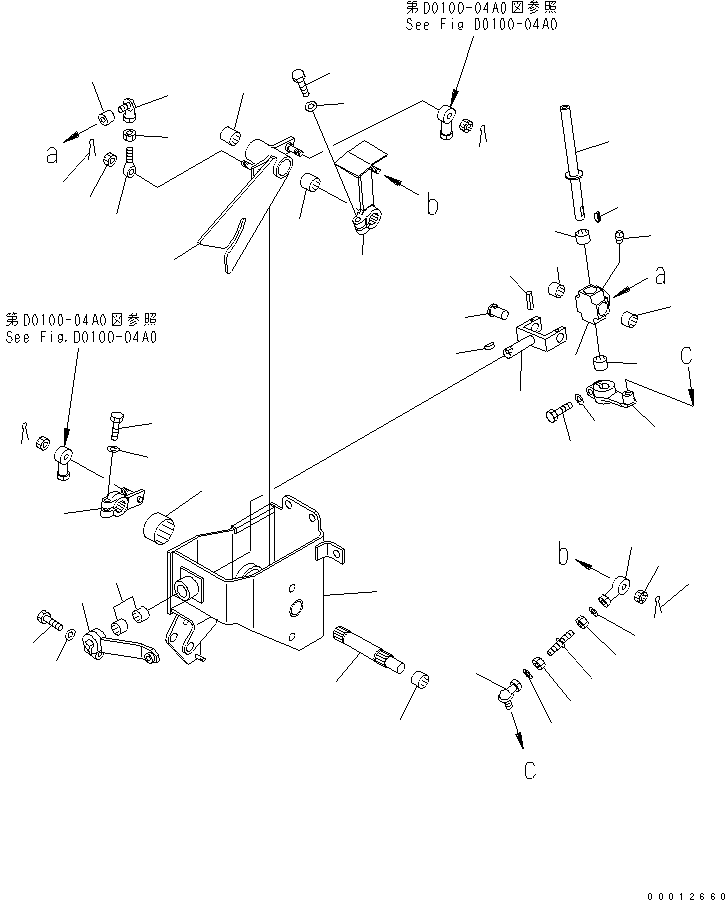 Рычаг 17A-43-25151 KOMATSU
