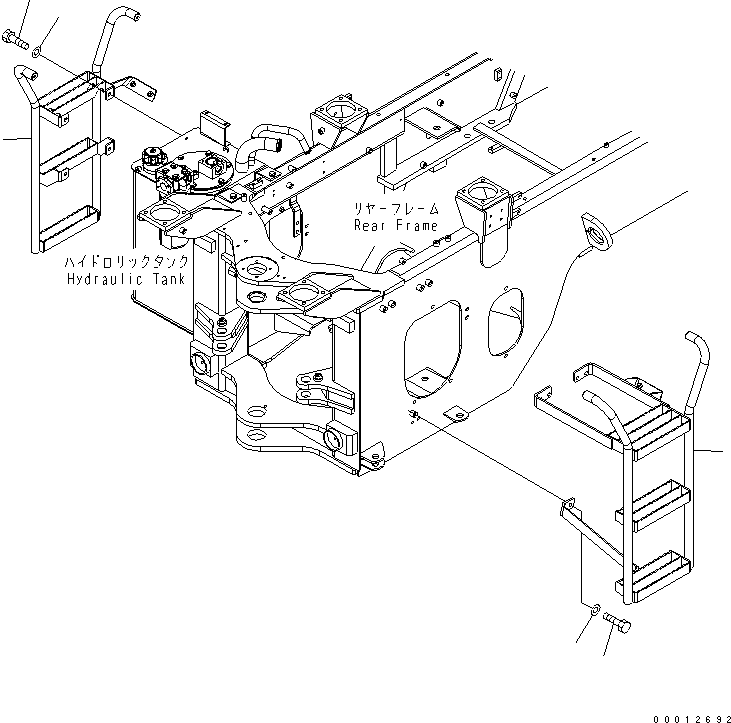 LADDER,R.H. 418-944-3221 KOMATSU