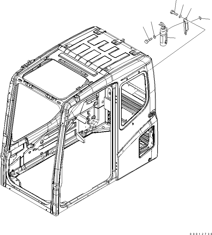 Огнетушитель 22B-98-11180 KOMATSU