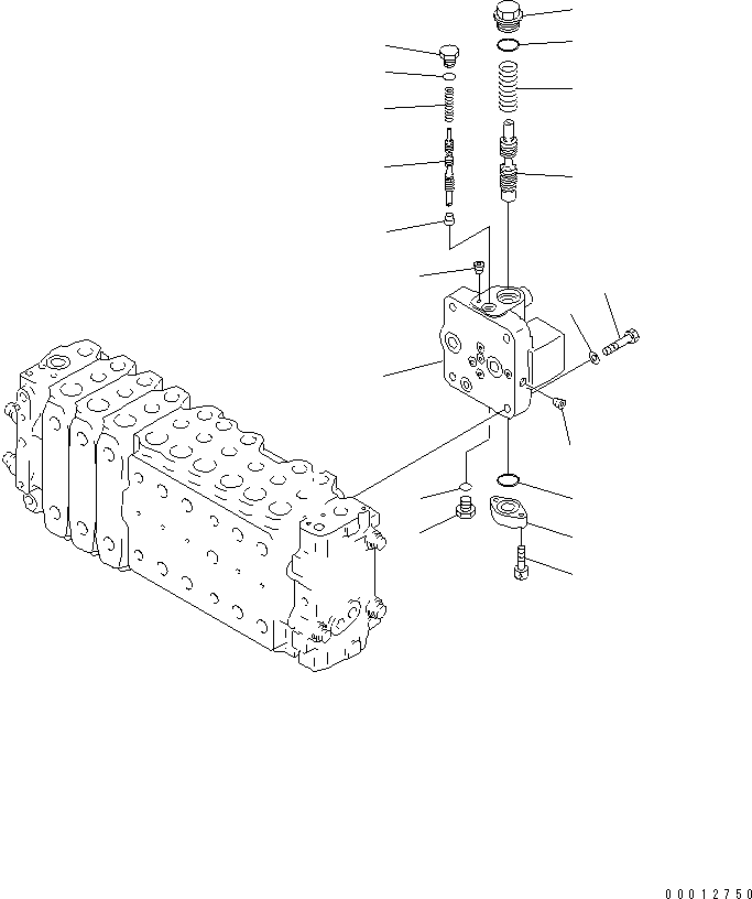 Клапан в сборе 723-40-70200 KOMATSU
