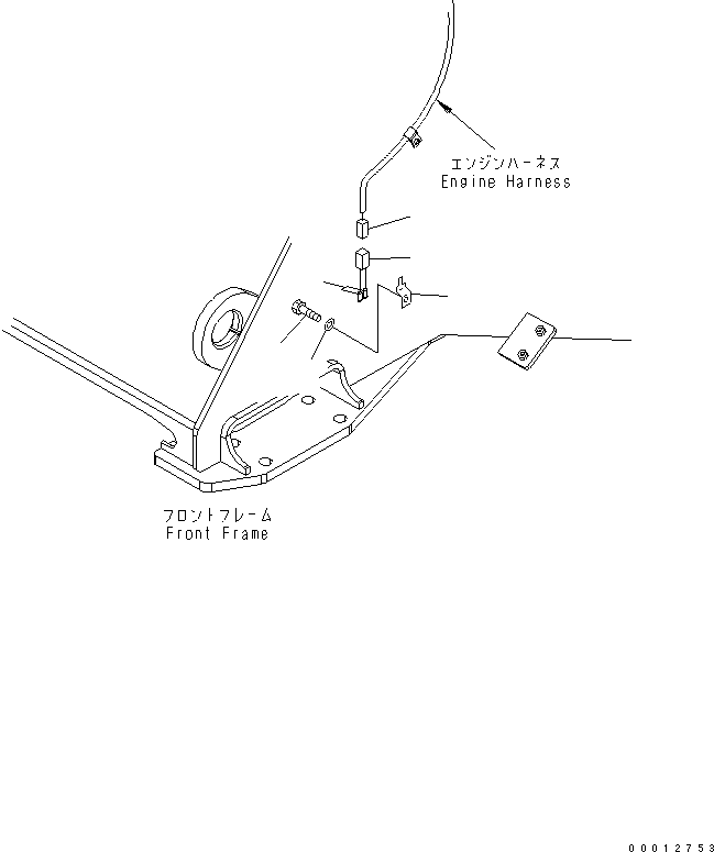 Зажим 08193-22012 KOMATSU