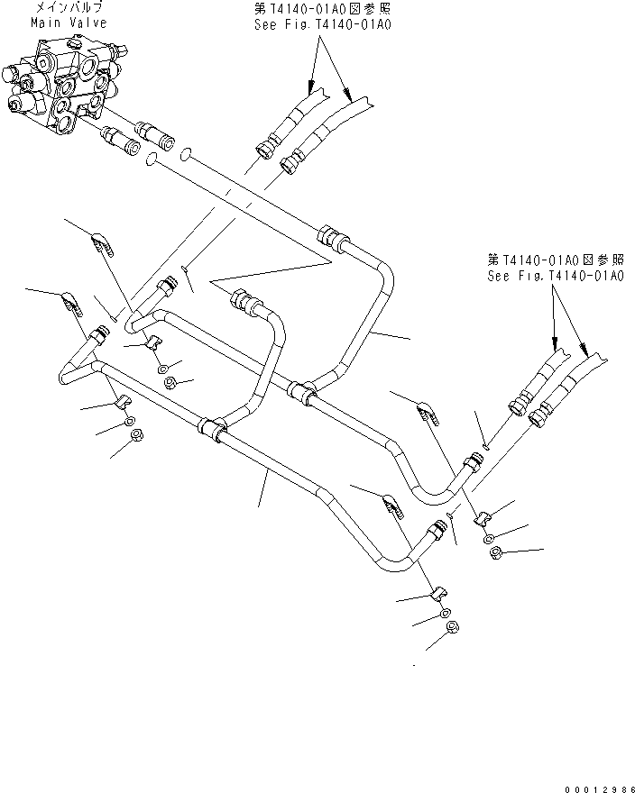 Трубка 416-62-33722 KOMATSU
