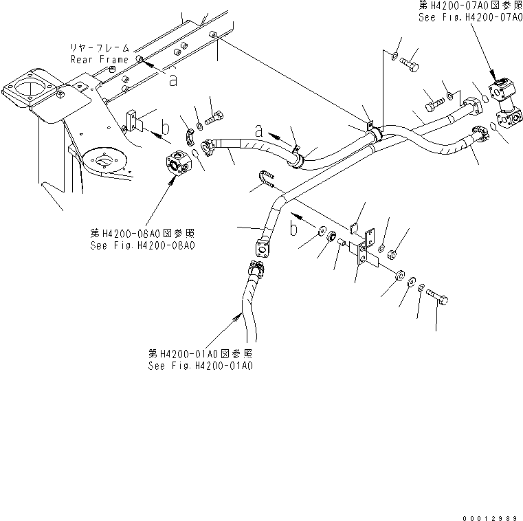 Шланг 416-62-33340 KOMATSU