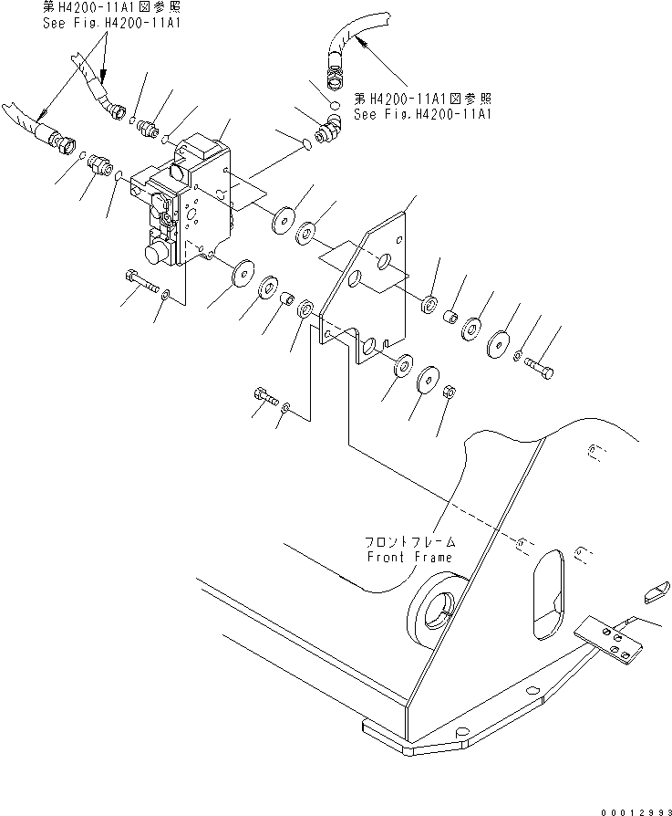 Клапан в сборе 421-S99-3450 KOMATSU