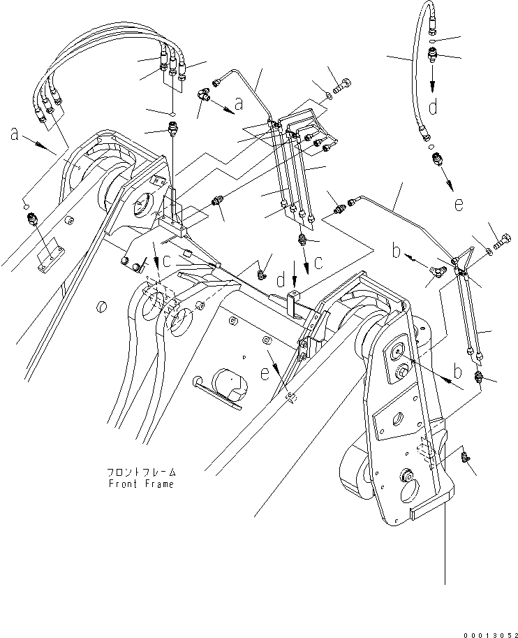 Шланг с торцевым уплотнением 02753-202A7 KOMATSU