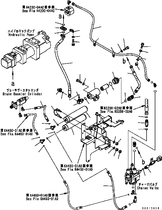 Шланг с торцевым уплотнением 02766-004A3 KOMATSU
