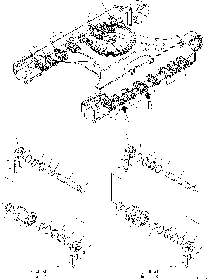 Упорное кольцо 208-30-56151 KOMATSU