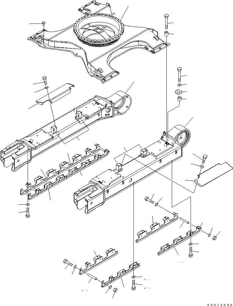 Ограждение 208-30-77140 KOMATSU