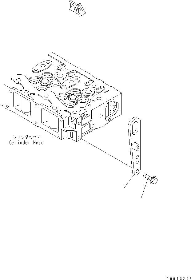 HOOK,FRONT YM119940-07900 KOMATSU
