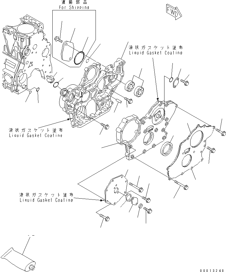 Болт YM129001-91810 KOMATSU