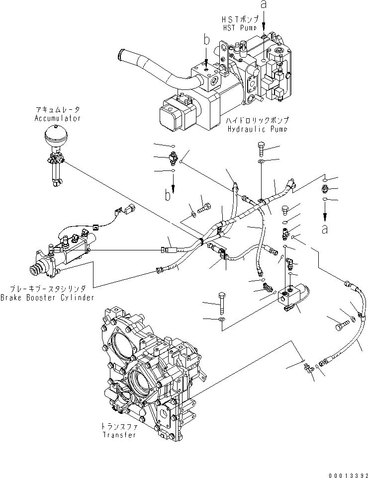 Шланг 416-18-33863 KOMATSU