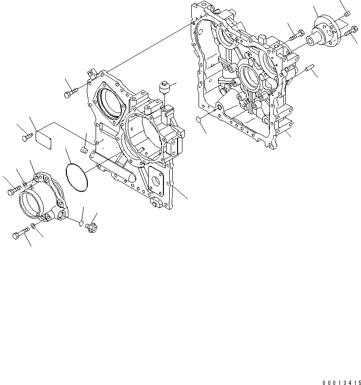 TRANSFER ASS'Y 416-17-32003 KOMATSU
