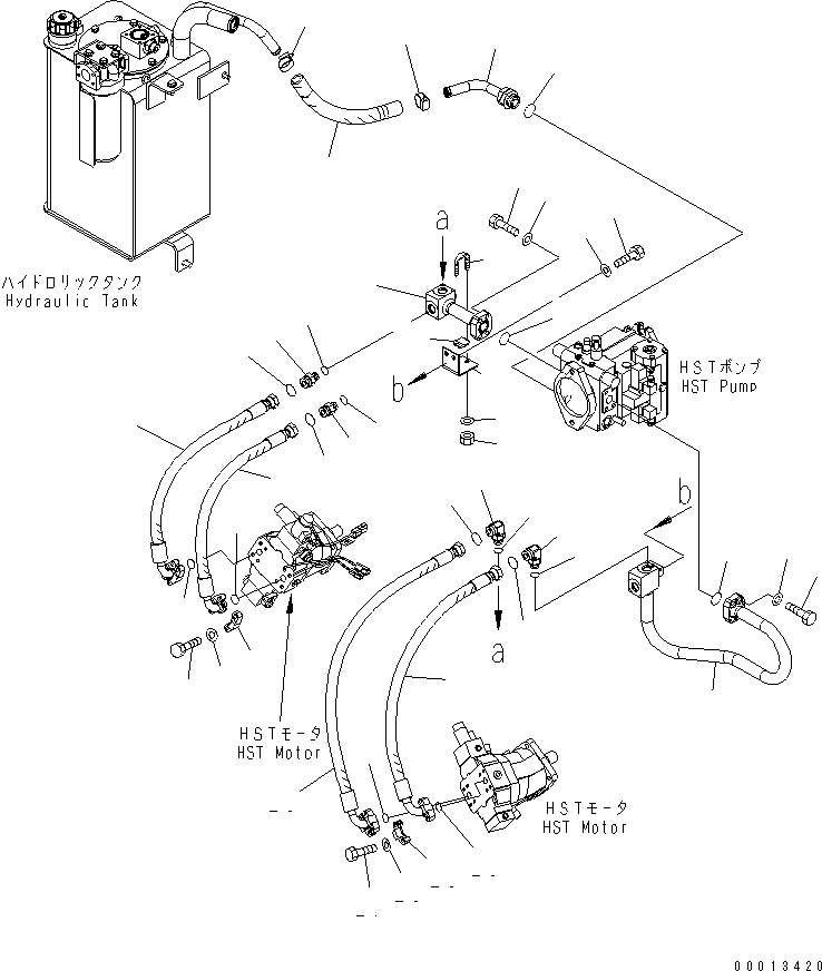 Шланг 07260-02645 KOMATSU
