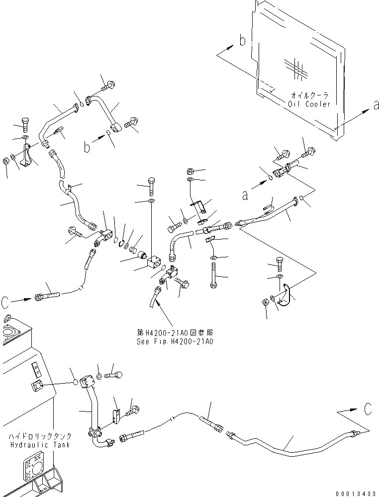 Шланг 07102-21406 KOMATSU