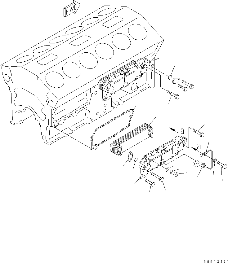 Прокладка (k2) 6210-61-2170 KOMATSU