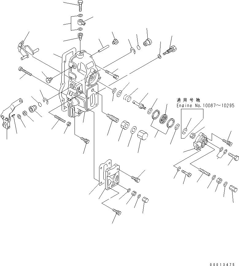 Колпачковая гайка DK154159-2000 KOMATSU