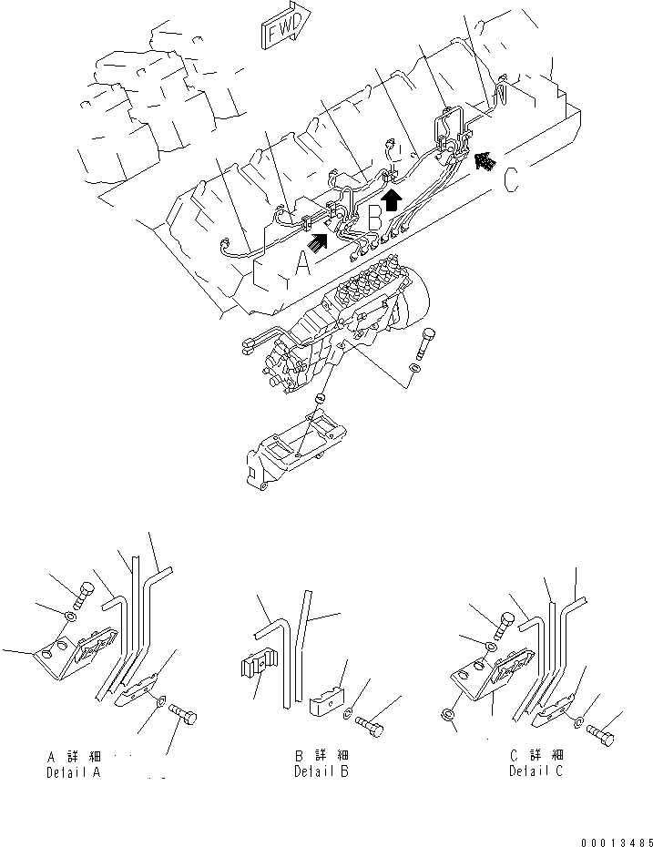 Болт 01010-30625 KOMATSU