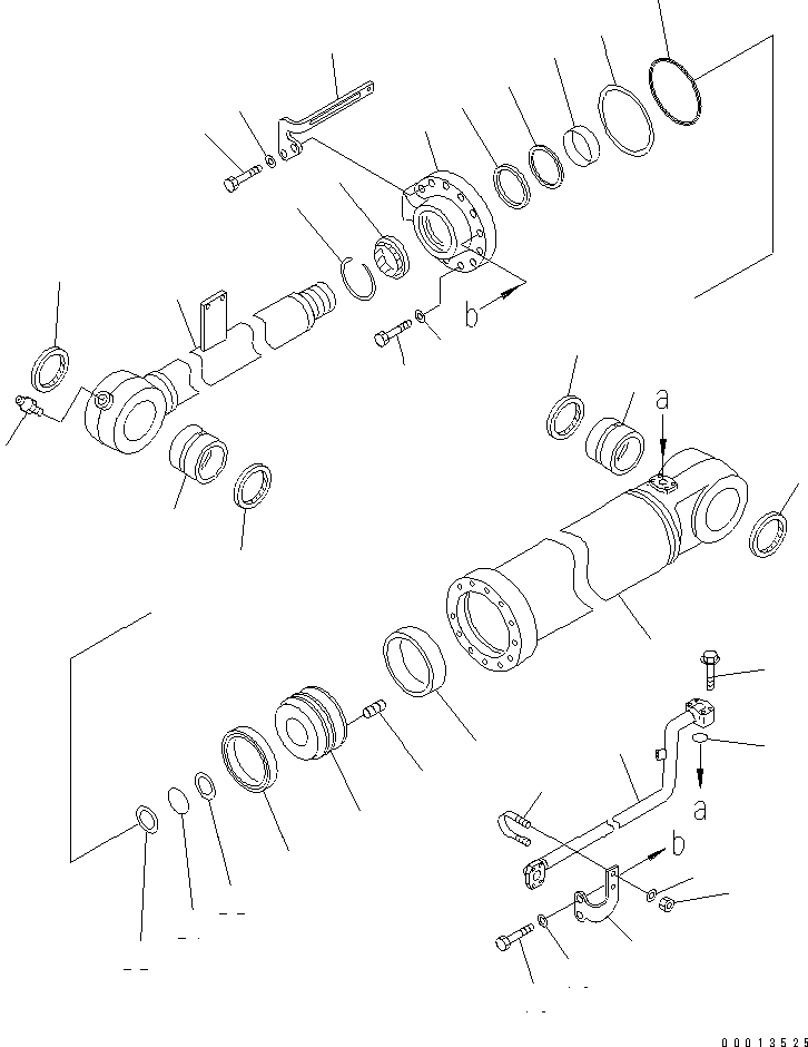 CYLINDER GROUP,(FINAL COATING) (\8\707-01-X7740) KOMATSU