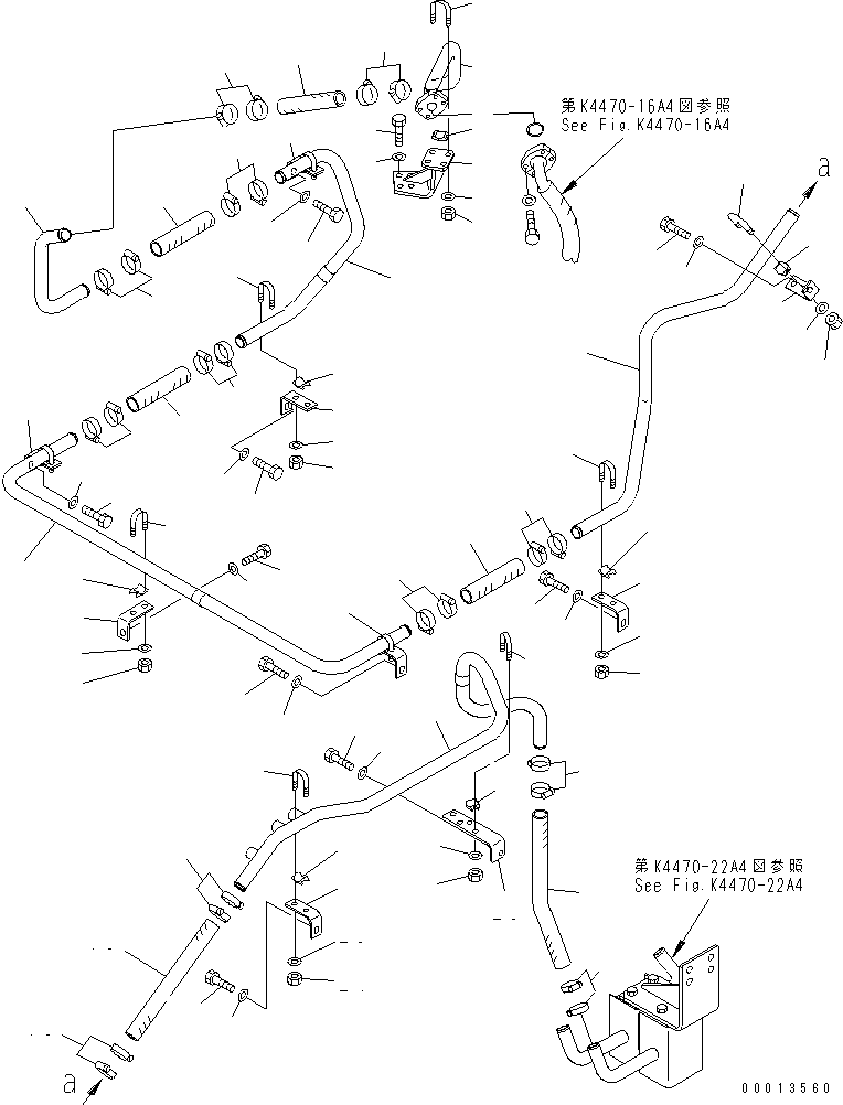 Шланг 07260-43263 KOMATSU