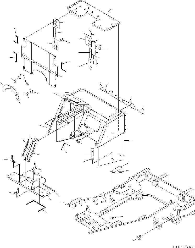 BULKHEAD 427-S05-2191 KOMATSU