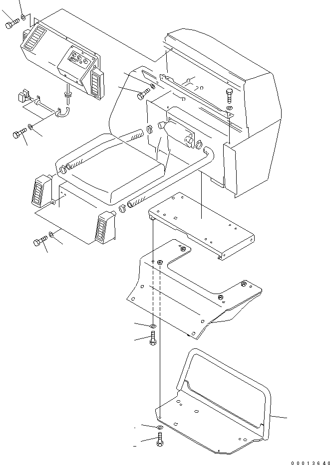 Кронштейн 114-X11-1350 KOMATSU