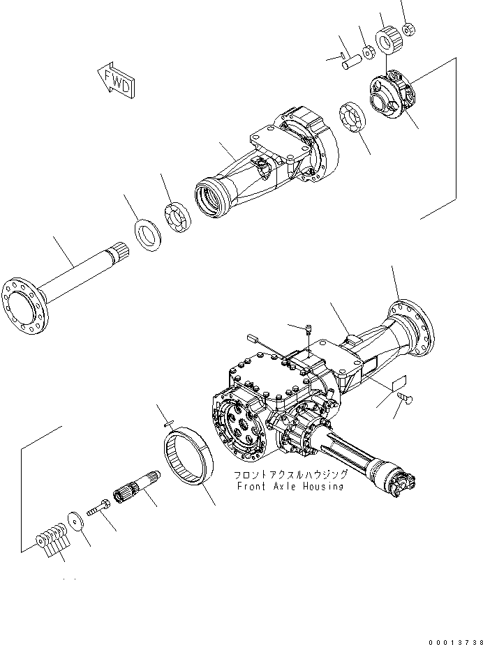 Подшипник 417-22-12840 KOMATSU