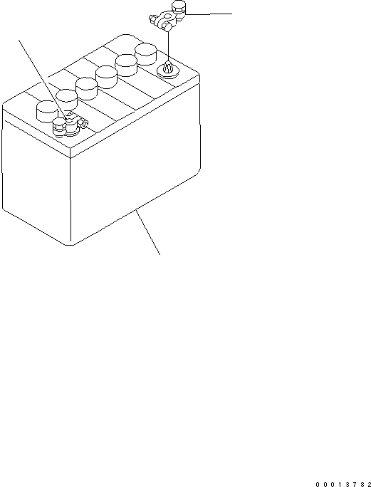BATTERY (75D31R) 08000-02208 KOMATSU