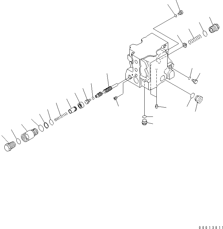 Уплотнительное кольцо круглого сечения 07002-50823 KOMATSU