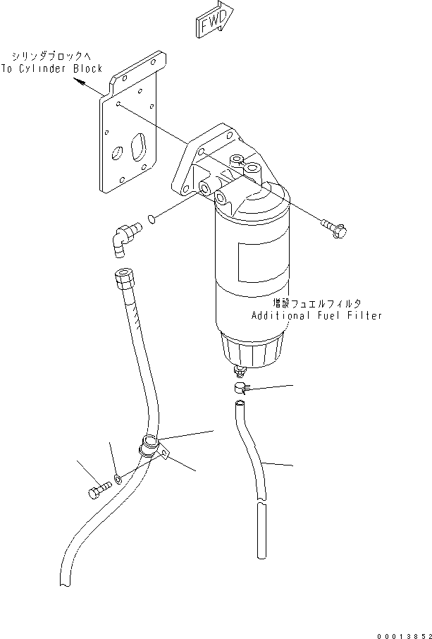 Шланг 07286-01080 KOMATSU