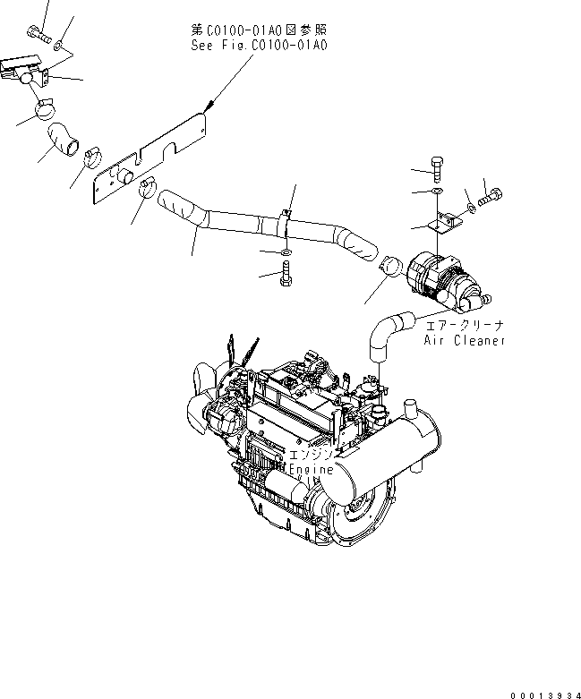 Шланг 22M-01-21171 KOMATSU