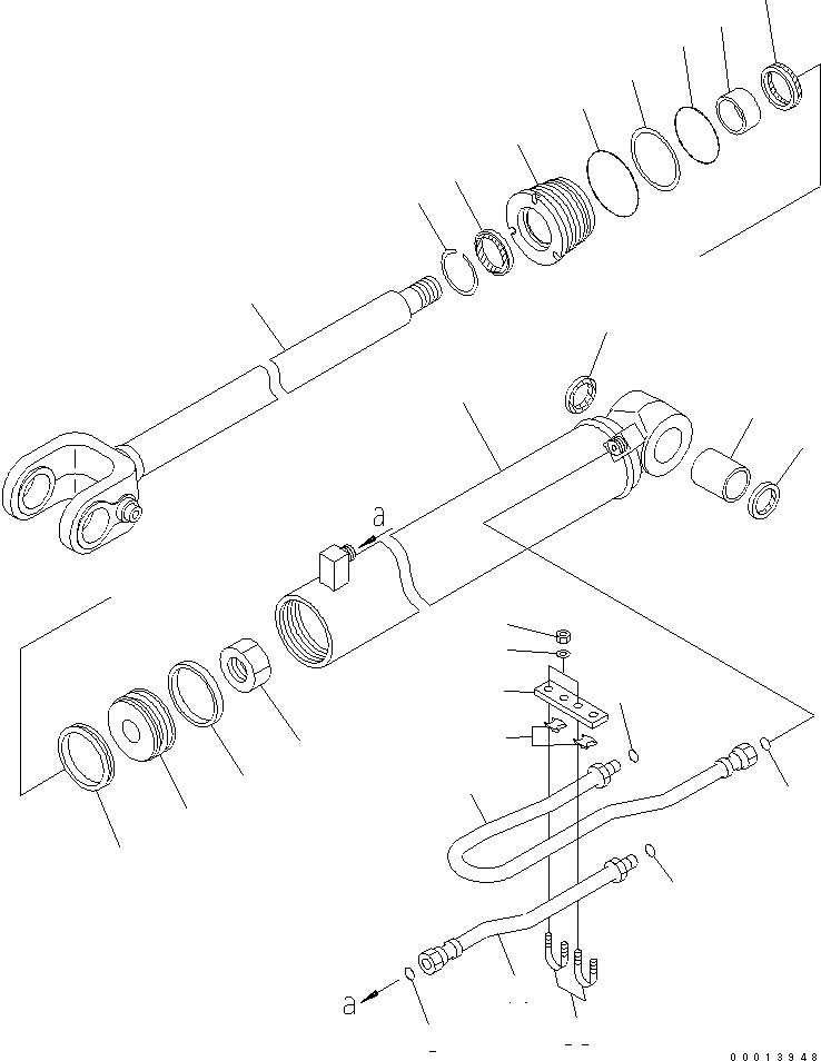 Трубка правая 707-86-47710 KOMATSU