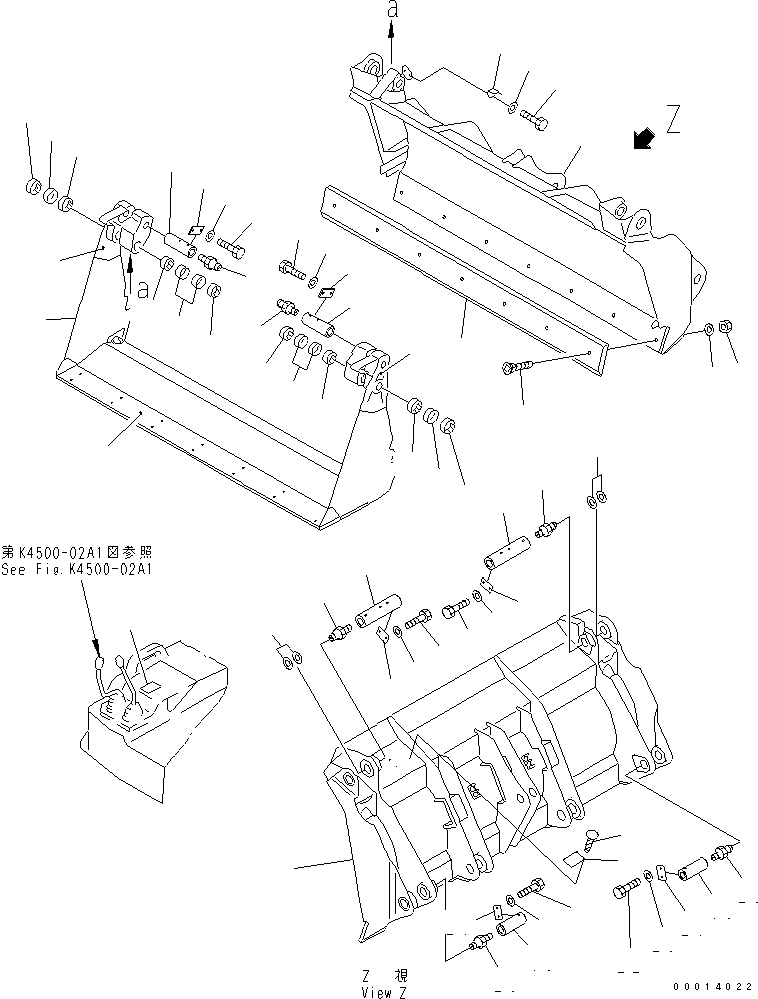 Гайка 02205-11015 KOMATSU