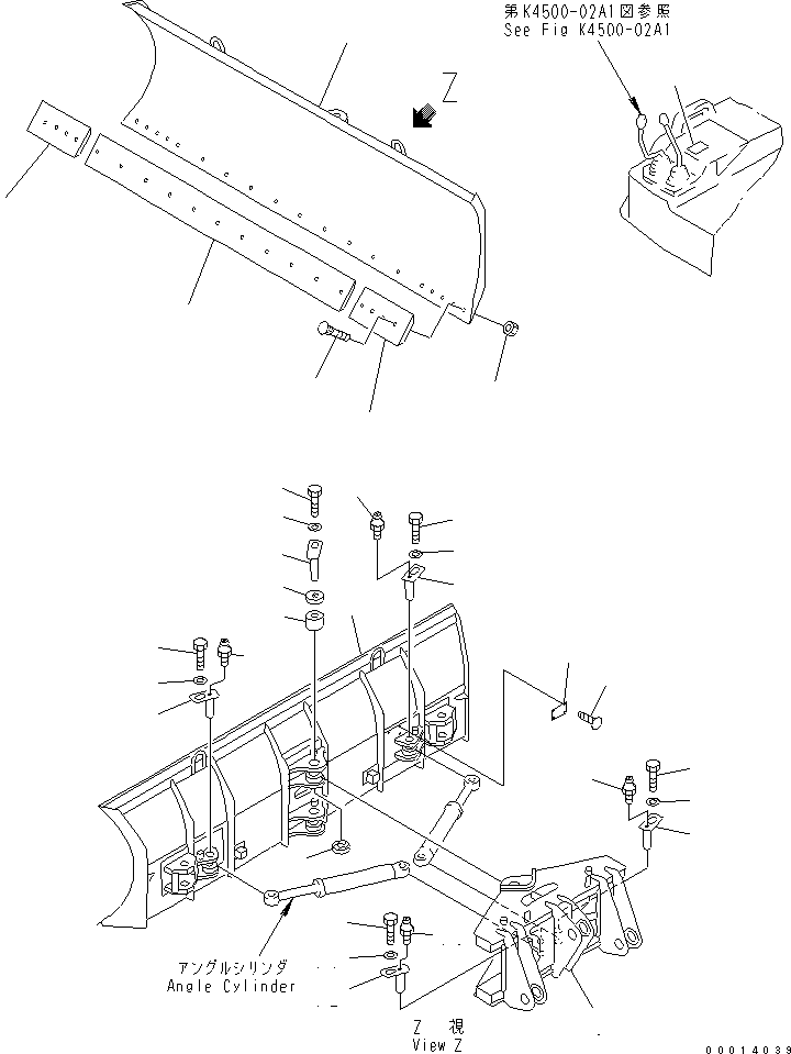 болт 02090-10840 KOMATSU