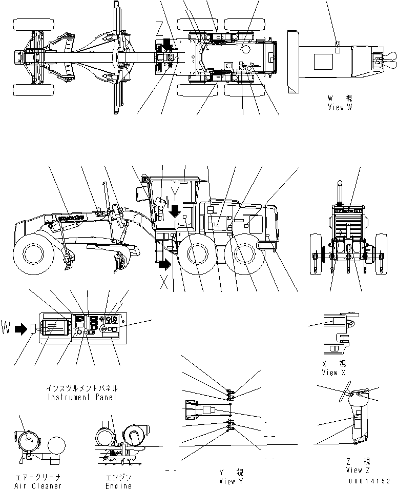 PLATE,AIR CLEANER 23B-53-31370 KOMATSU