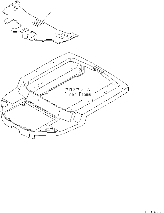MAT,(FOR BLOWER) 363-54-32620 KOMATSU