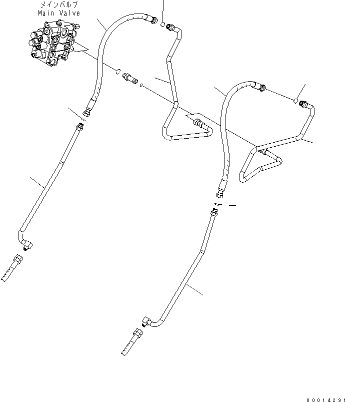 Шланг с торцевым уплотнением 02753-00509 KOMATSU