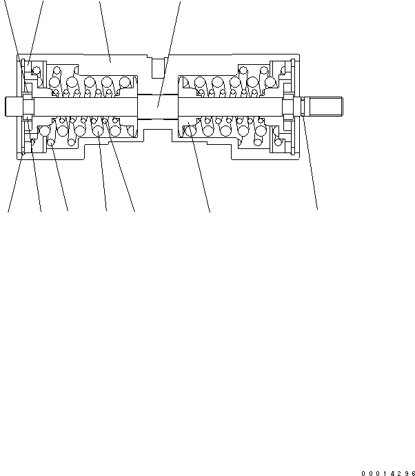 Упорное кольцо UC1720201014 KOMATSU