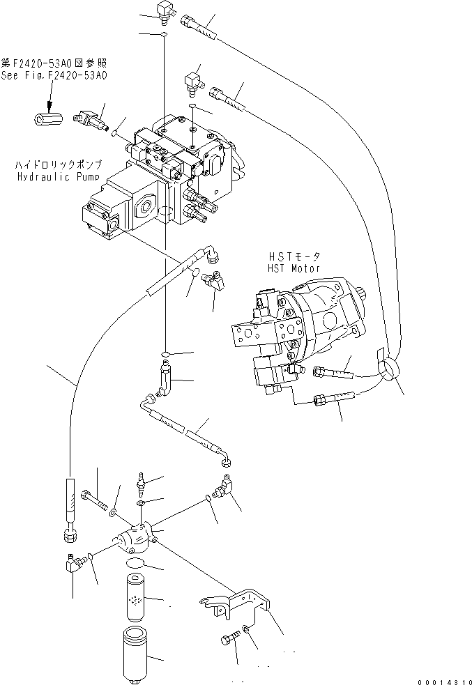 Угольник 416-62-11490 KOMATSU