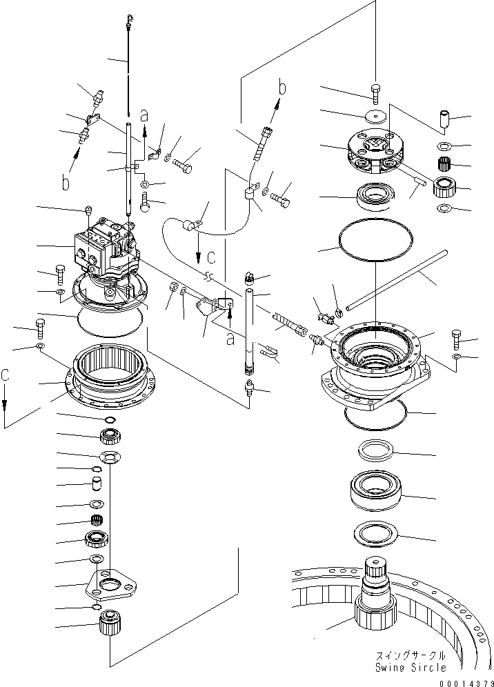 SHAFT, 13 TEETH 206-26-69120 KOMATSU
