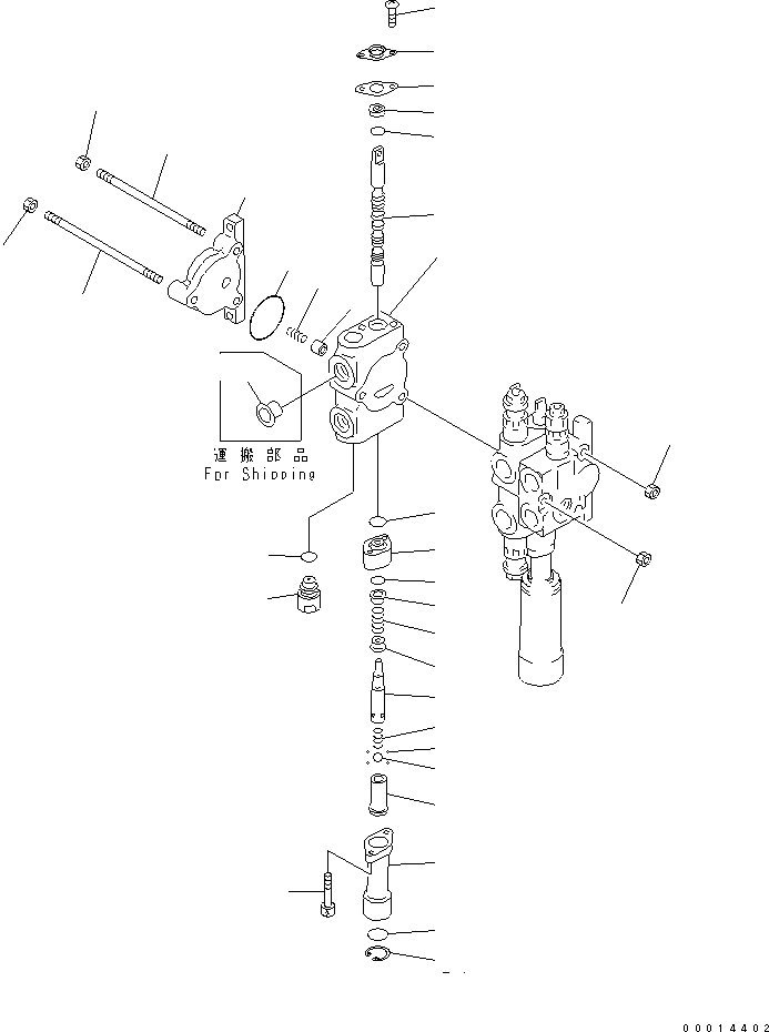 BOLT,HEAD KB92703-06321 KOMATSU