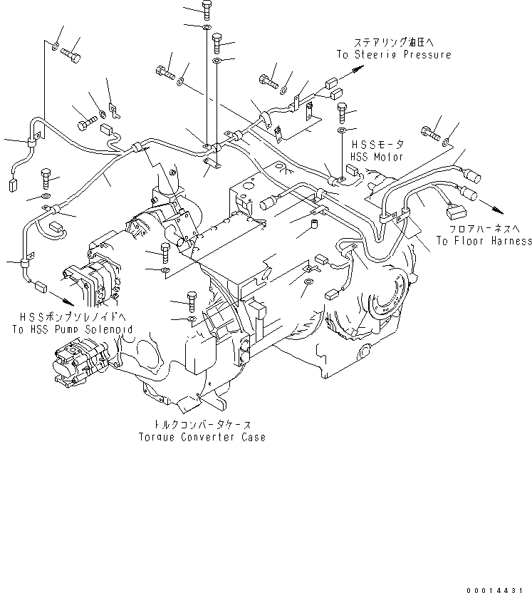 Жгут проводов 17A-06-25440 KOMATSU