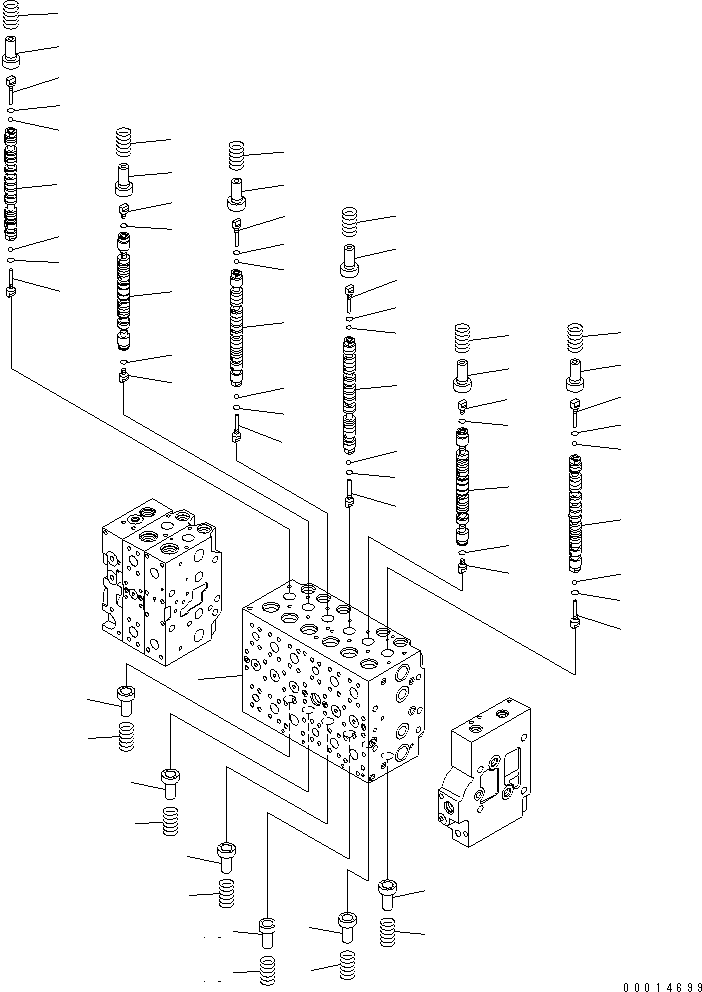 Управляющий клапан 723-48-27500 KOMATSU
