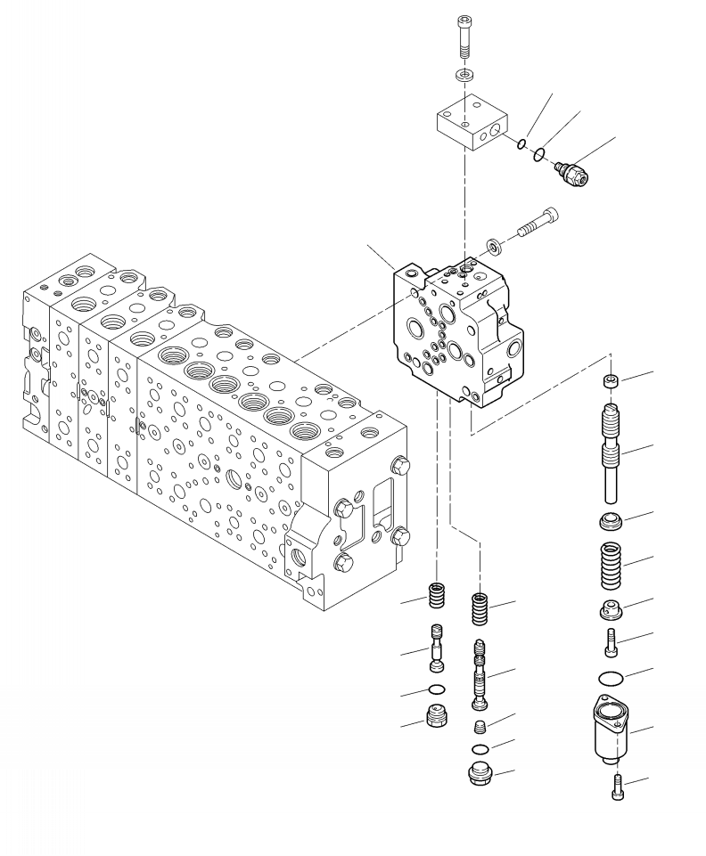 Корпус клапана 723-40-71510 KOMATSU