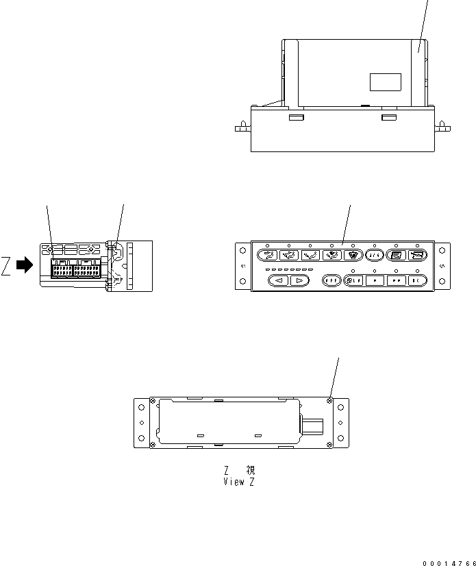 Панель ND146440-4530 KOMATSU