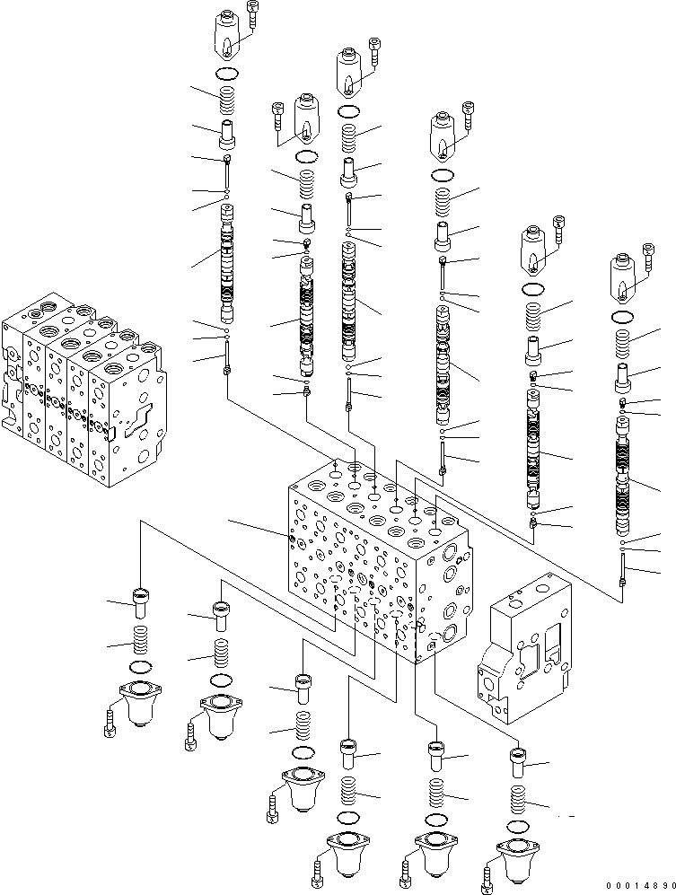 Клапан в сборе 723-4A-10400 KOMATSU