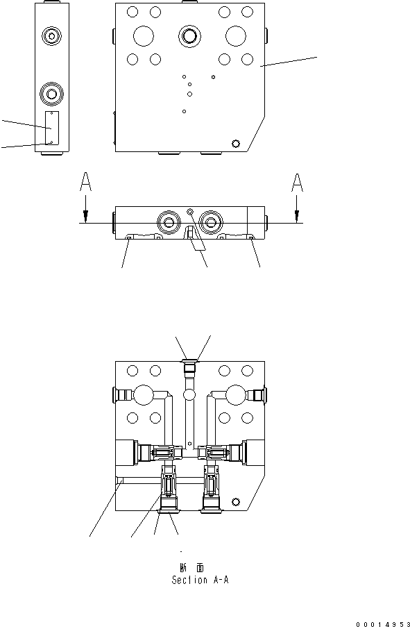 клапан управления в сборе UC4100699373 KOMATSU