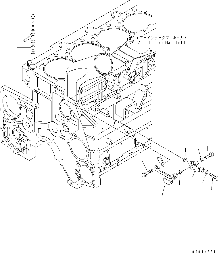 Трубка 6218-81-3620 KOMATSU